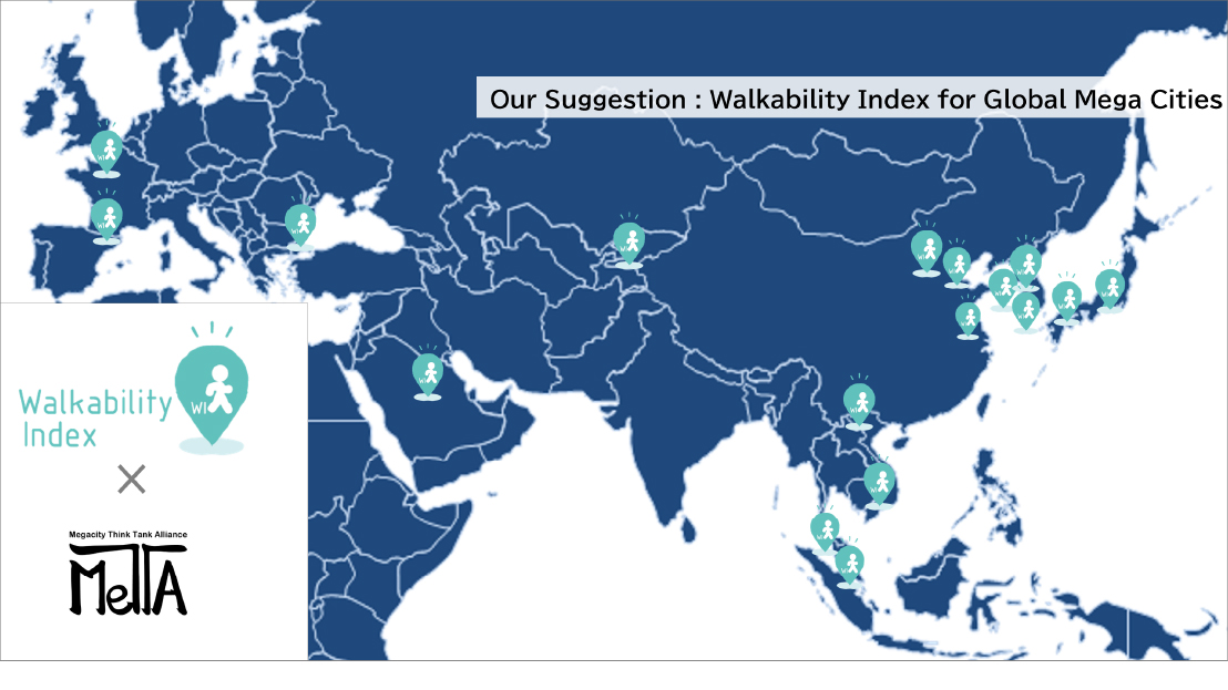 NSRIからの提言：世界のWalkability Indexへ！